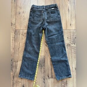 Wrangler Women's Black High Rise Straight Leg Jeans